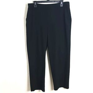 Briggs New York Black Dress Pants, Pull-On, Size 14S